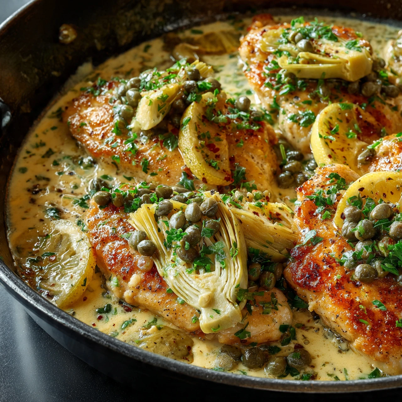 Chicken Piccata With Artichokes Chicken Piccata Artichokes