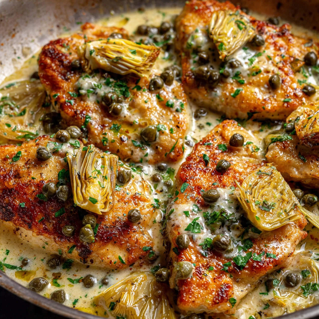 Chicken Piccata With Artichokes Chicken Piccata Artichokes
