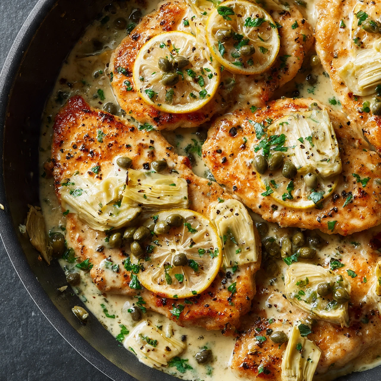 Chicken Piccata With Artichokes Chicken Piccata Artichokes