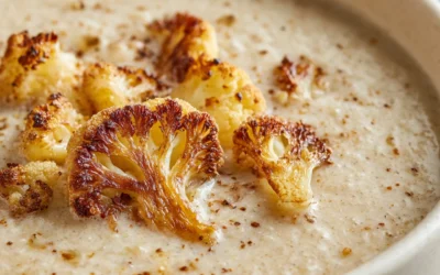 Creamy Cauliflower White Bean Soup