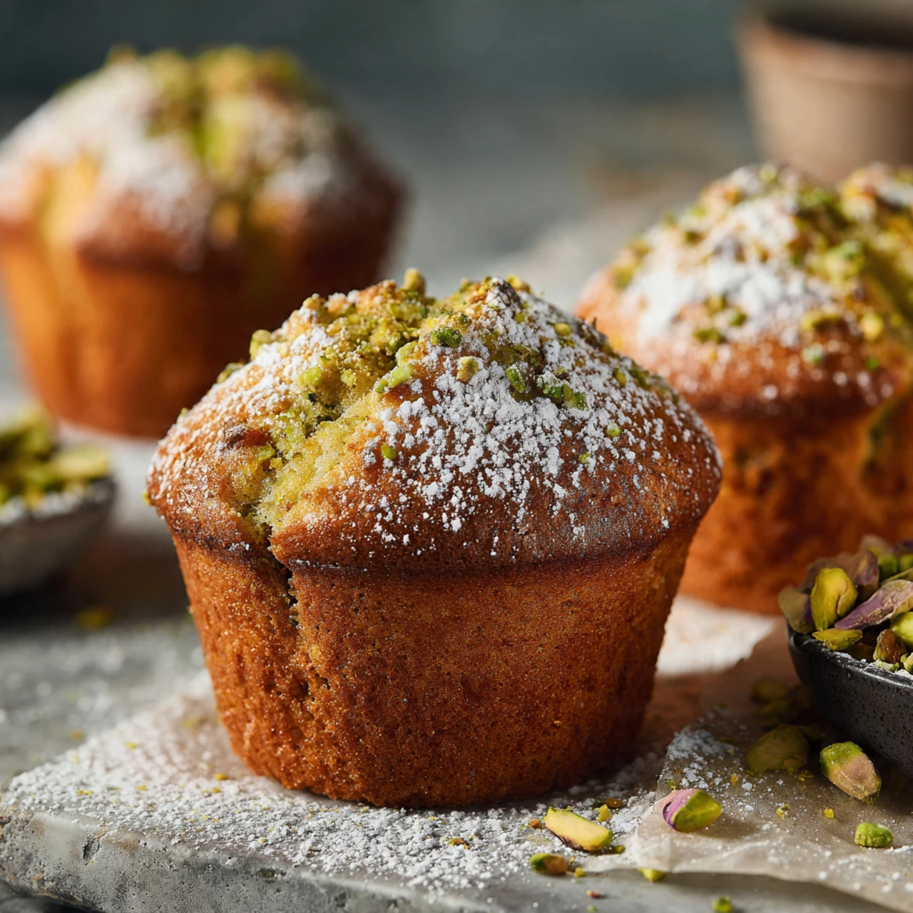 Easy Bakery Style Pistachio Muffins Bakery Style Pistachio Muffins