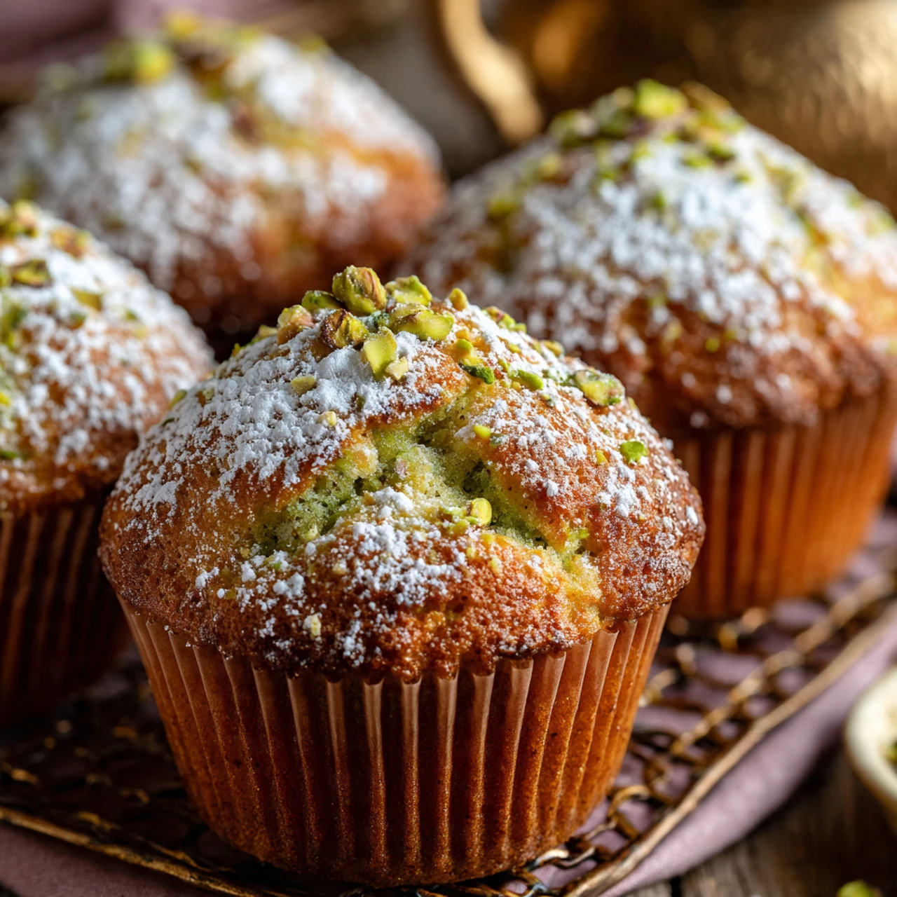 Easy Bakery Style Pistachio Muffins Bakery Style Pistachio Muffins