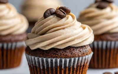 Espresso Brownie Cupcakes – Coffee Buttercream Perfection
