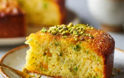 Flourless Lemon Pistachio Cake