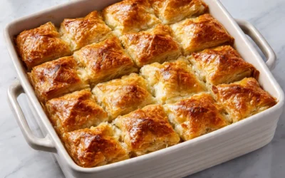 Gooey Butter Cake with Brown Butter