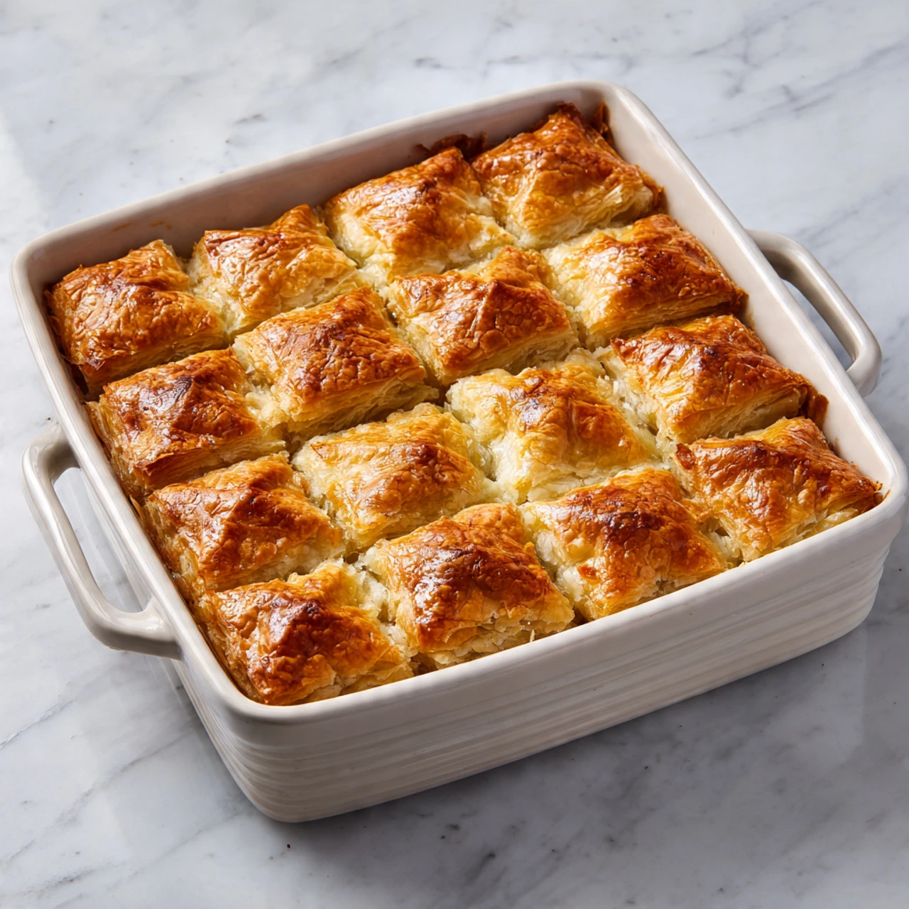 Gooey Butter Cake with Brown Butter