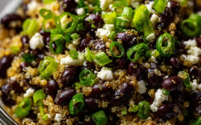 HEALTHY BLACK BEAN QUINOA SALAD