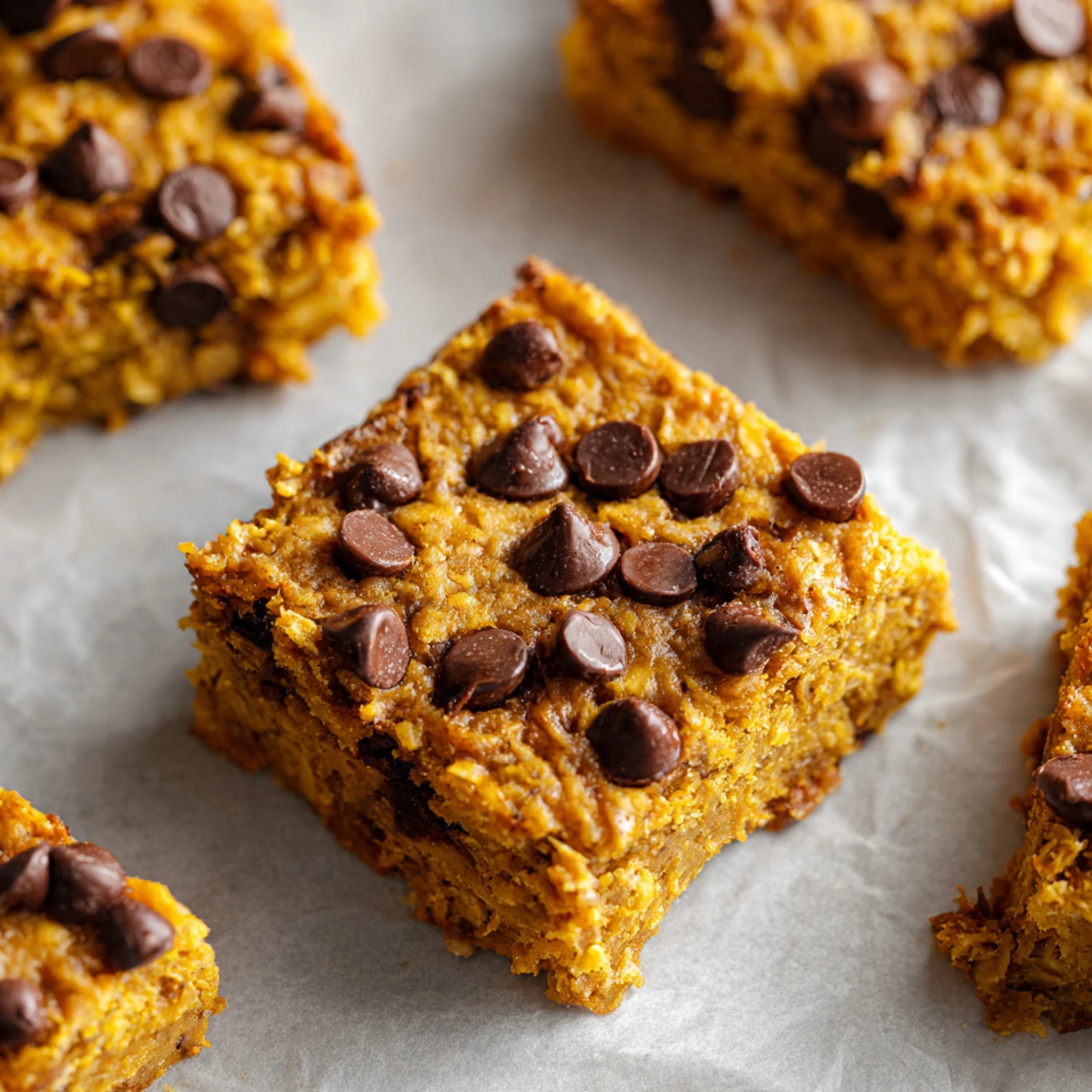 Healthy Pumpkin Oatmeal Bars (Fluffy & Moist) Healthy Pumpkin Oatmeal Bars Fluffy Moist