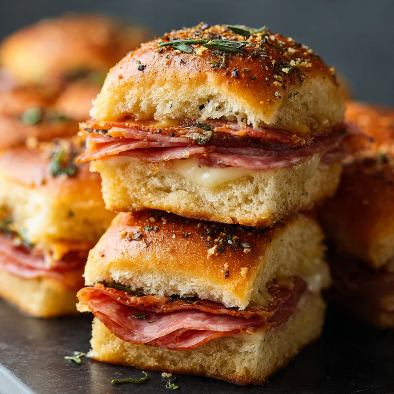 Hot Italian Sub Sliders - The Jam Jar Kitchen Hot Italian Sub Sliders Jam Jar Kitchen