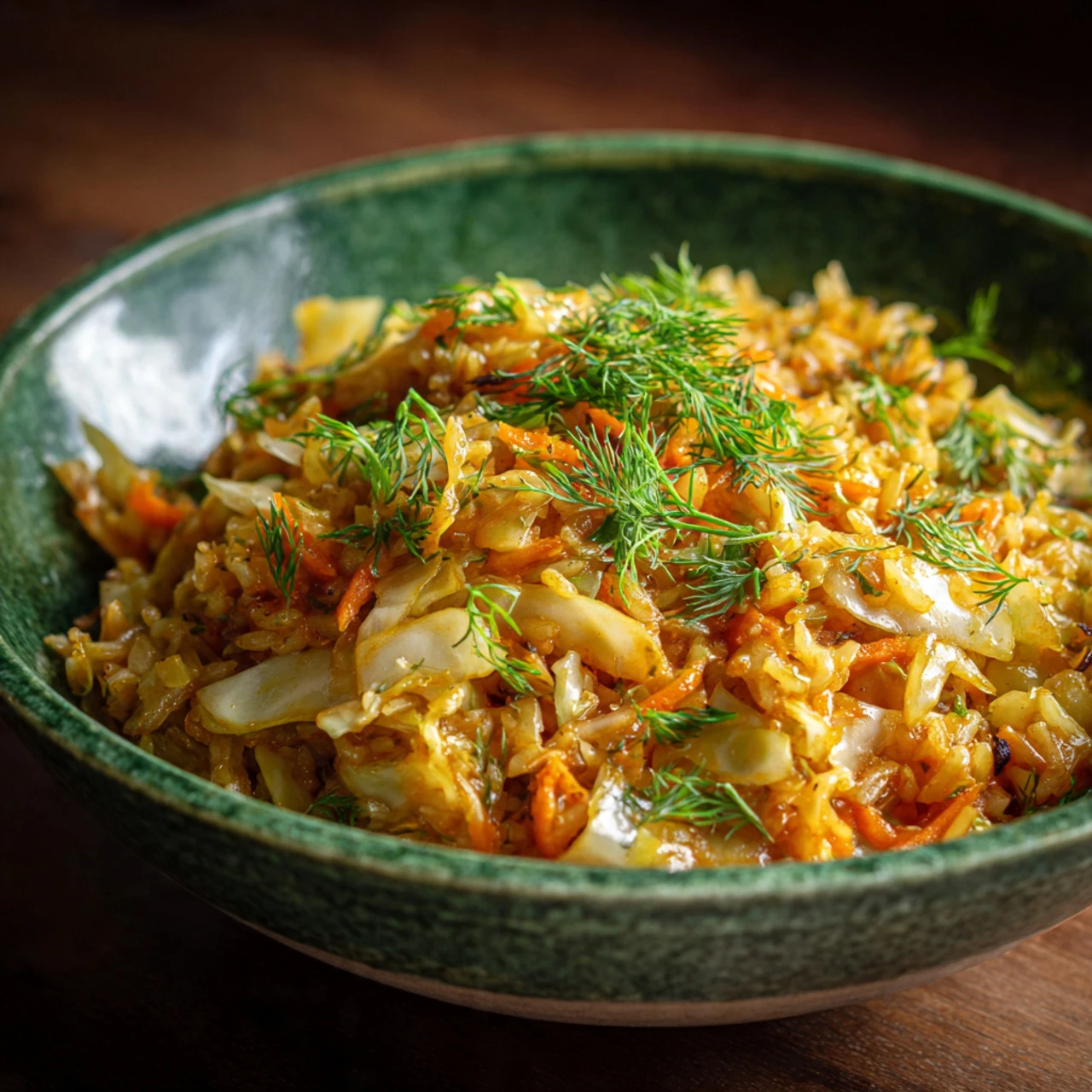 Lahanorizo (Greek Rice with Cabbage)