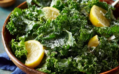 Lemon Parmesan Kale Salad Recipe