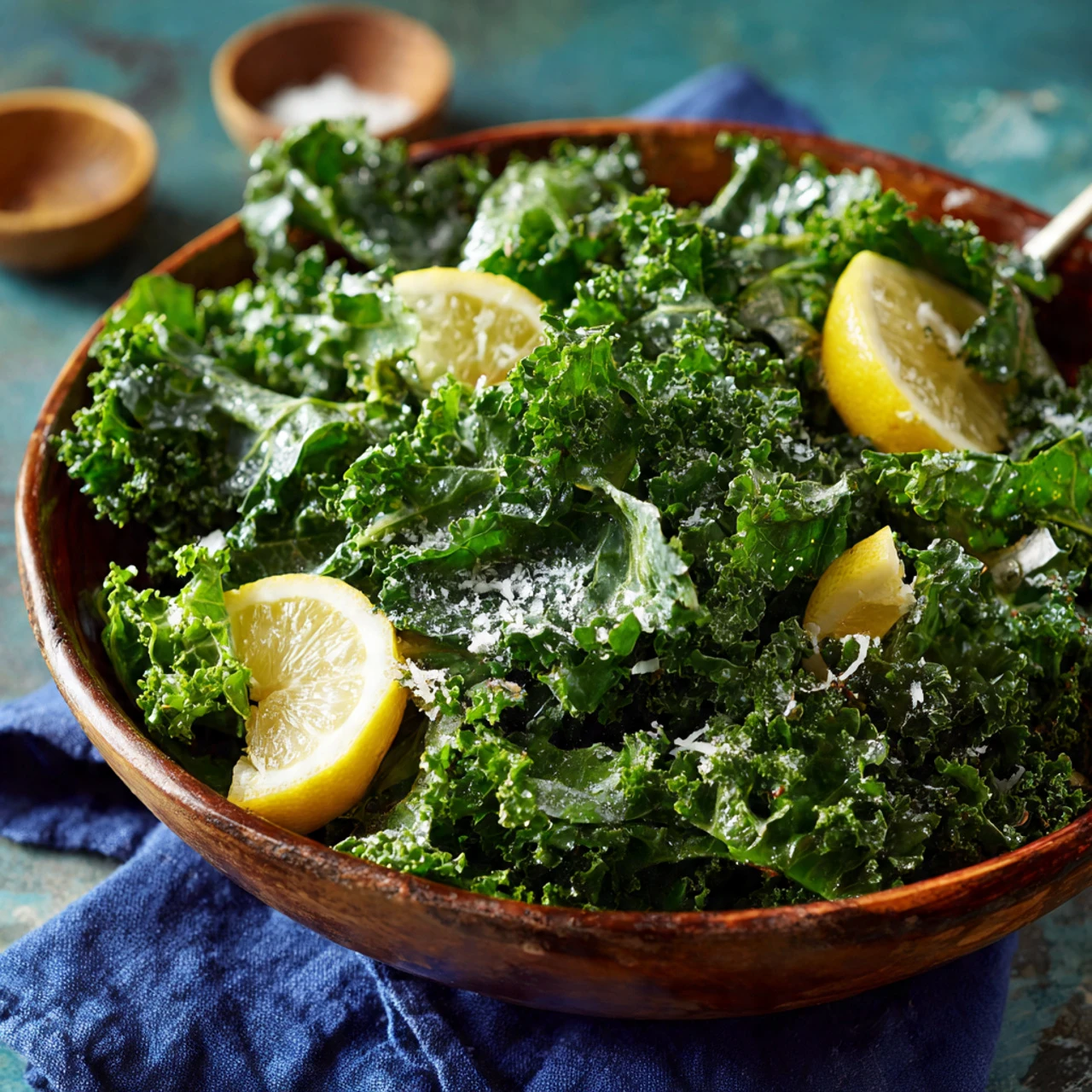 Lemon Parmesan Kale Salad Recipe