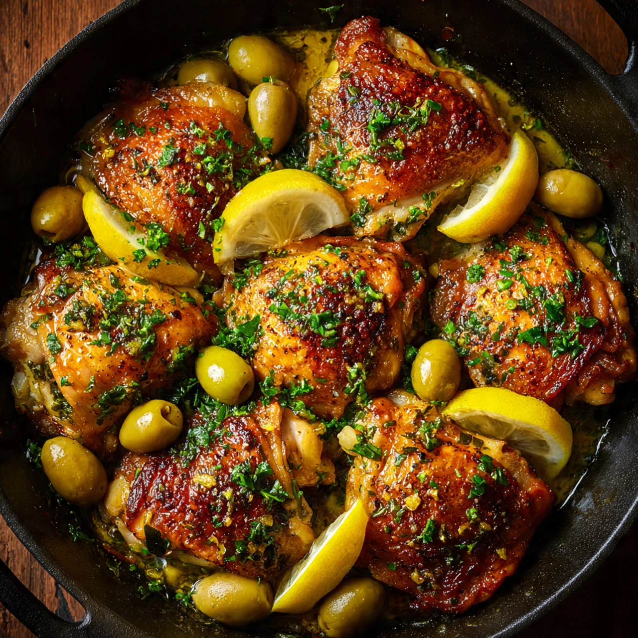Mediterranean Chicken With Lemons And Olives Mediterranean Chicken Lemons Olives