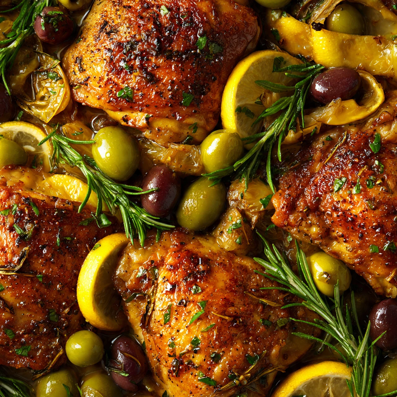 Mediterranean Chicken With Lemons And Olives Mediterranean Chicken Lemons Olives