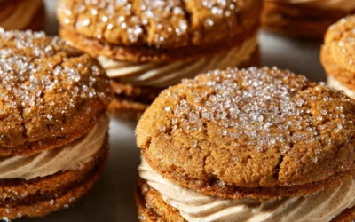 Molasses Cream Pie Cookies