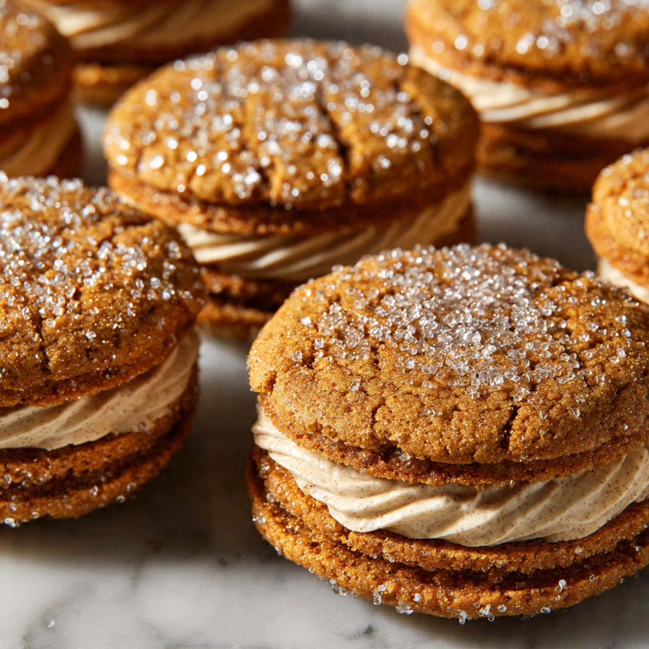 Molasses Cream Pie Cookies