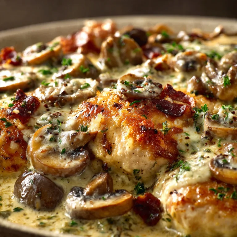 Mushroom Asiago Chicken Mushroom Asiago Chicken