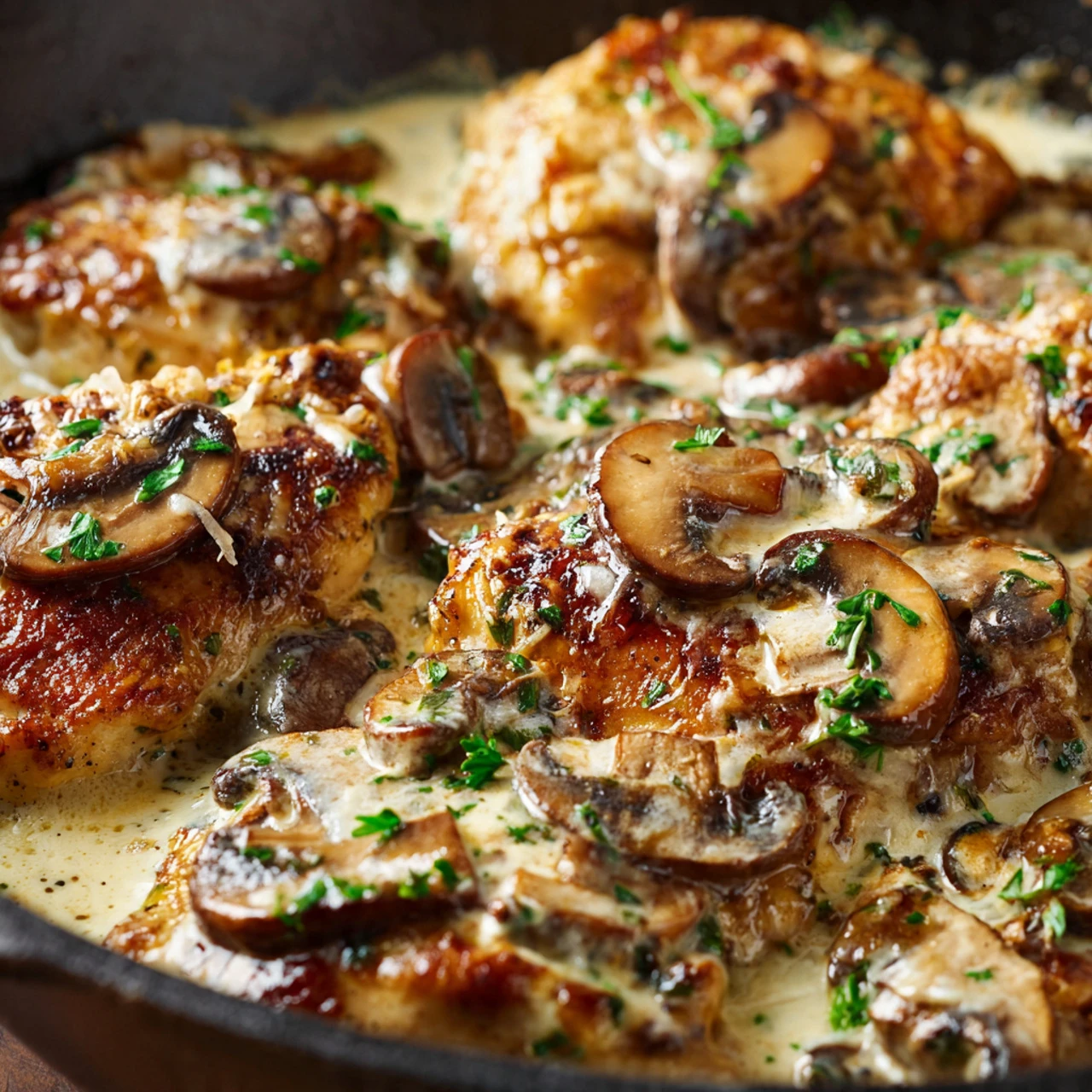 Mushroom Asiago Chicken Mushroom Asiago Chicken