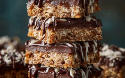 No Bake Chocolate Oatmeal Bars