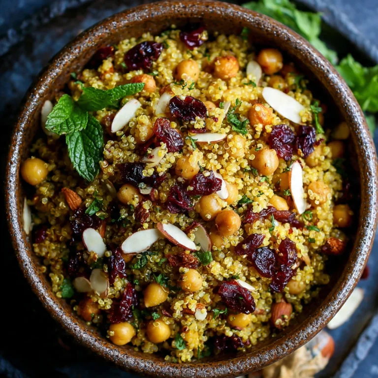 One Pot Moroccan-Inspired Chickpea Quinoa Salad One Pot Moroccaninspired Chickpea Quinoa Salad