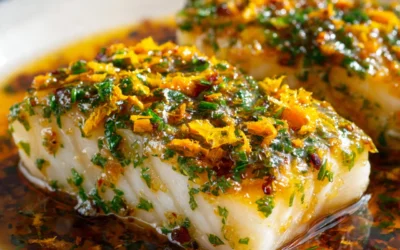 Orange Dijon Grilled Halibut