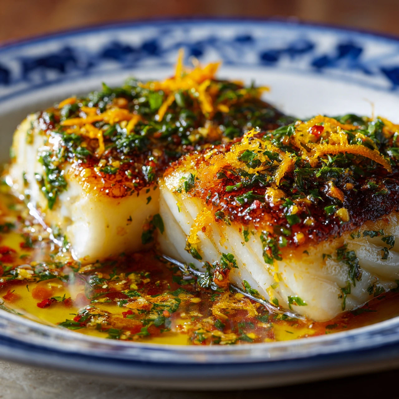 Orange Dijon Grilled Halibut Orange Dijon Grilled Halibut