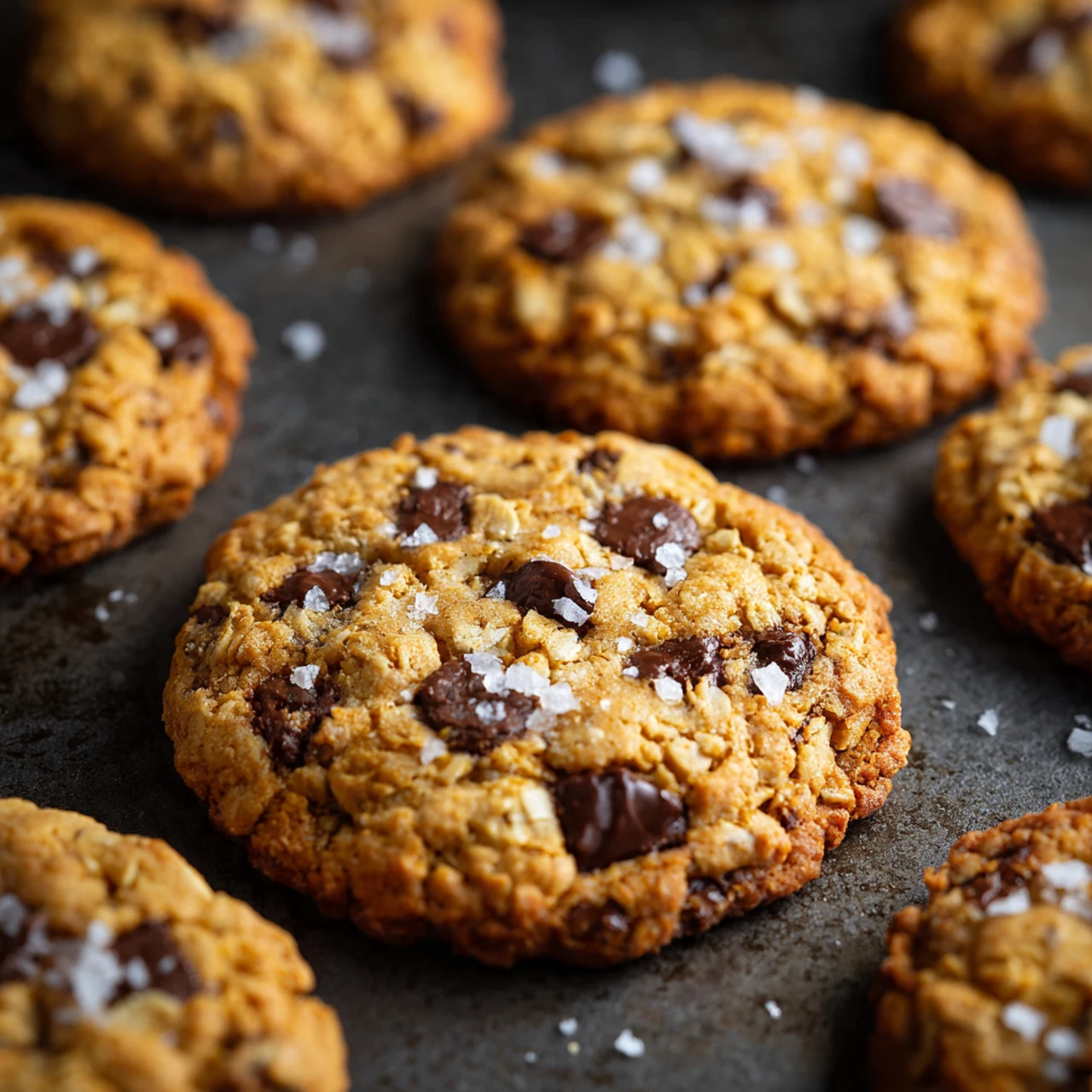 Peanut Butter Oatmeal Chocolate Chip Cookies