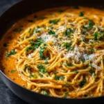 Roasted Red Pepper & Goat Cheese Alfredo Roasted Red Pepper Goat Cheese Alfredo