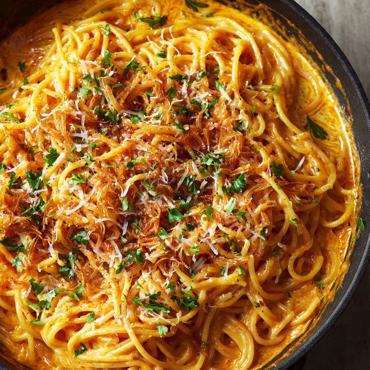 Roasted Red Pepper & Goat Cheese Alfredo Roasted Red Pepper Goat Cheese Alfredo