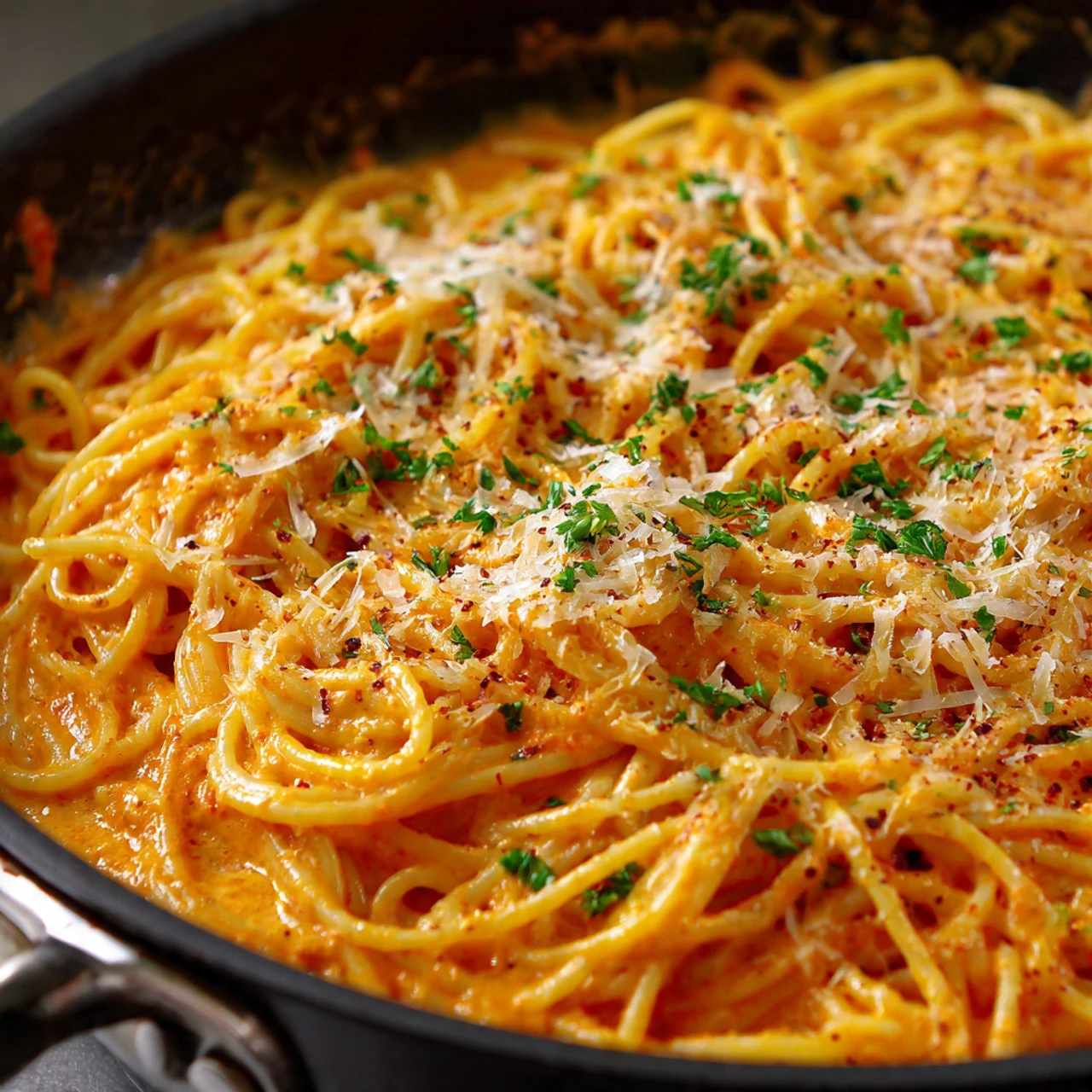 Roasted Red Pepper & Goat Cheese Alfredo Roasted Red Pepper Goat Cheese Alfredo