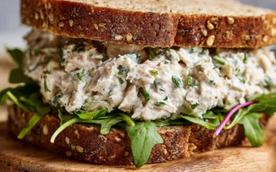 Simple chickpea salad sandwich