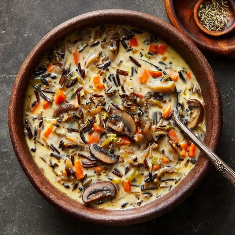 Wild Rice And Mushroom Soup Wild Rice Mushroom Soup