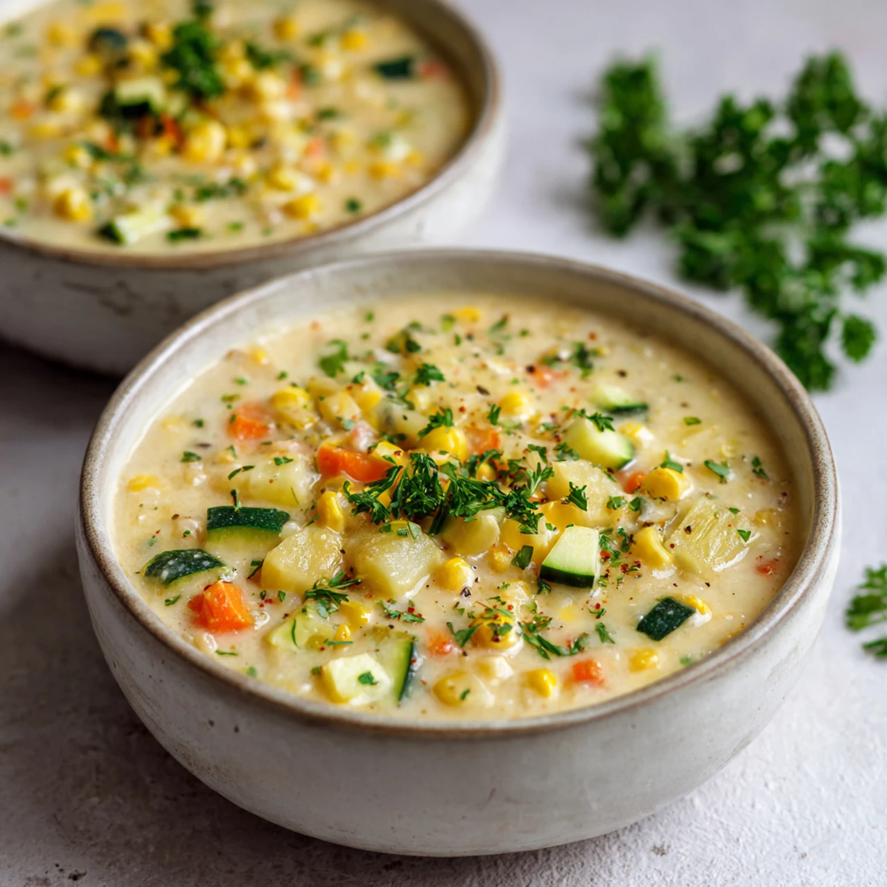 Zucchini Corn Chowder