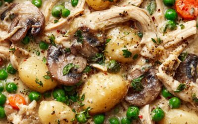 One Pot Gnocchi Chicken Pot Pie