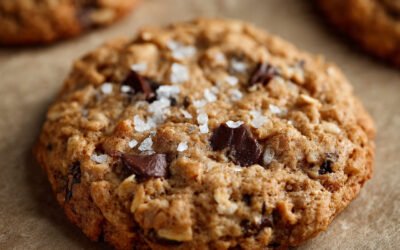5-Ingredient Peanut Butter Oatmeal Chocolate Chip Cookies