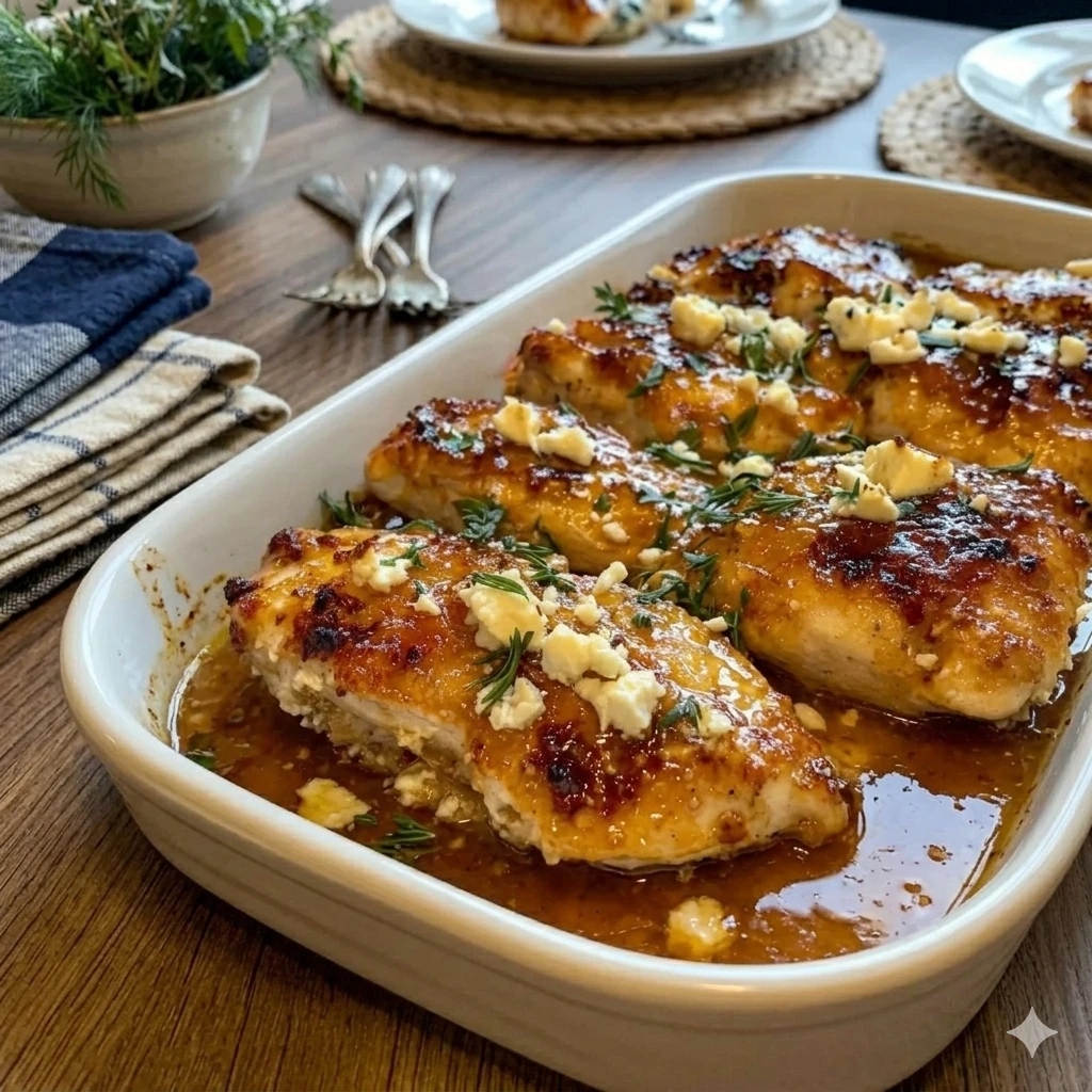 Artisan Hot Honey Infused Feta Chicken Artisan Hot Honey Infused Feta Chicken Delicious