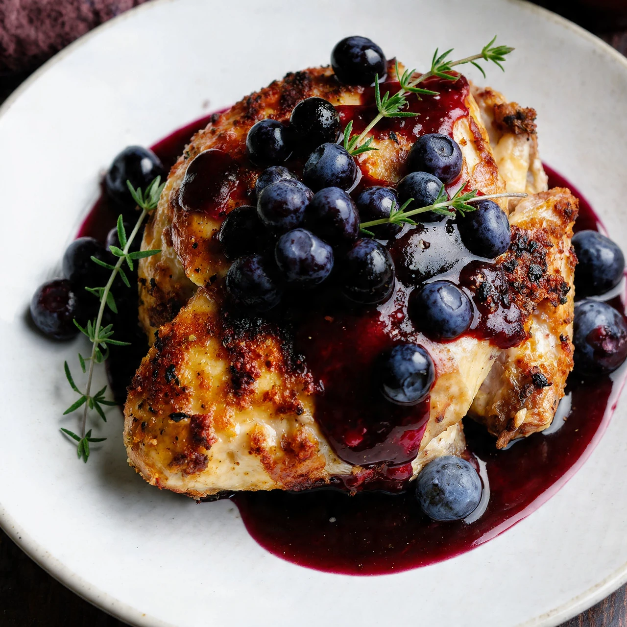 Best-Ever Blueberry Thyme Chicken Bestever Blueberry Thyme Chicken