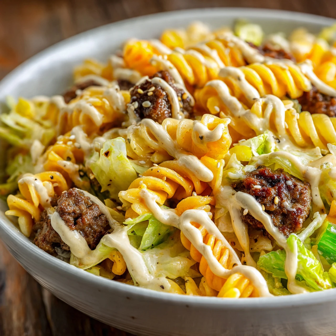 Big Mac Pasta Salad Big Mac Pasta Salad