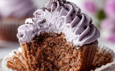 Blackberry Earl Grey Cupcakes