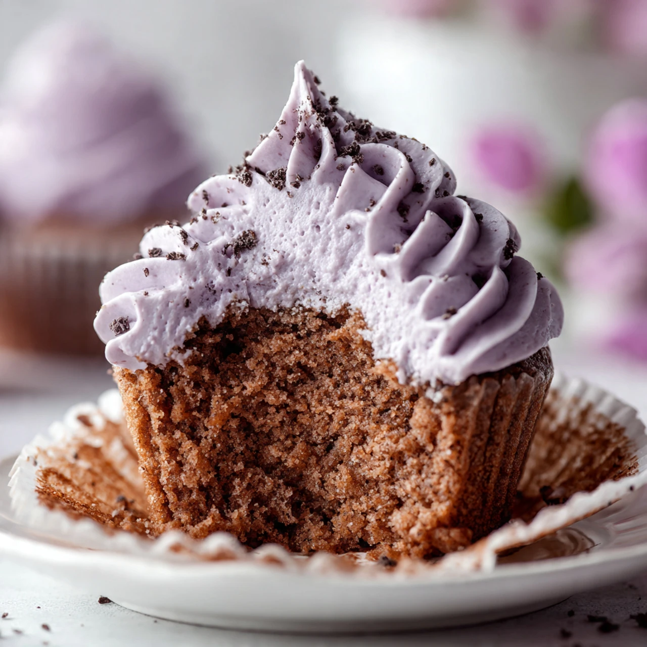 Blackberry Earl Grey Cupcakes