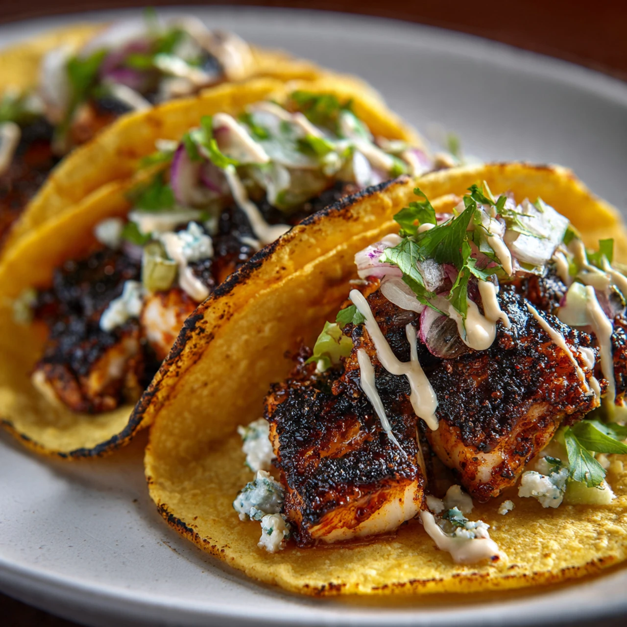 Blackened Fish Tacos Blackened Fish Tacos