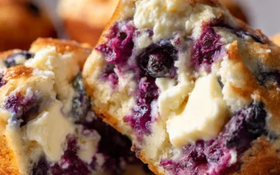 Blueberry Cream Cheese Muffins Recipe