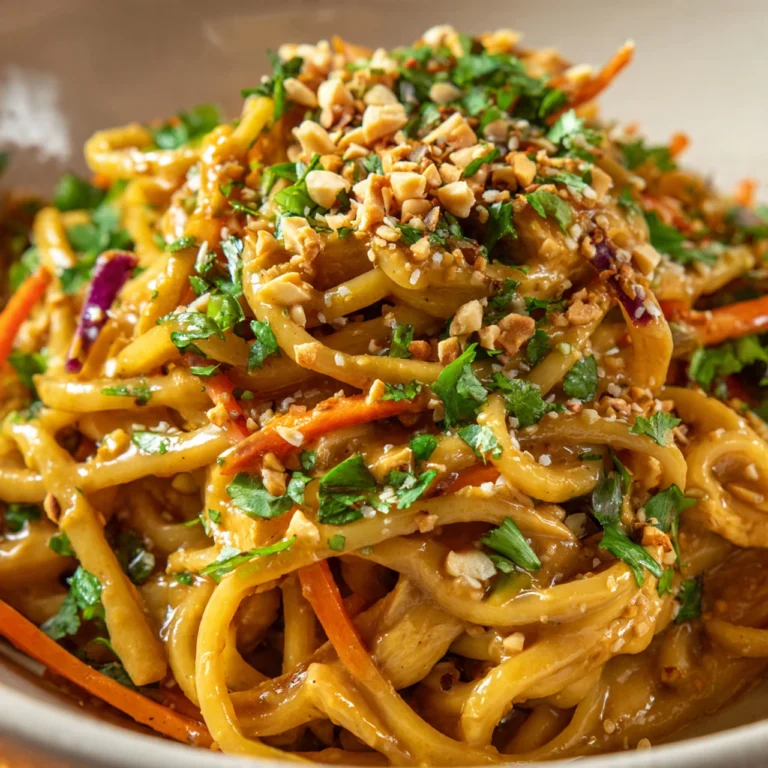 California Pizza Kitchen's Thai Chicken Peanut Pasta California Pizza Kitchens Thai Chicken Peanut Pasta
