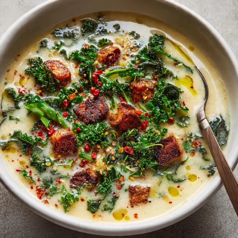 Cauliflower Sausage Kale Soup Cauliflower Sausage Kale Soup