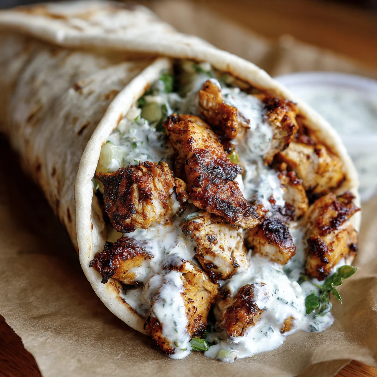 Chicken Shawarma With Garlic Sauce Recipe (Easy & Delicious) Chicken Shawarma Garlic Sauce Recipe Delicious