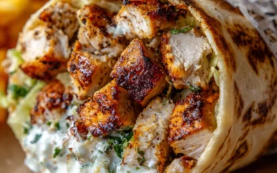 Chicken Shawarma with Garlic Sauce Recipe (Easy & Delicious)