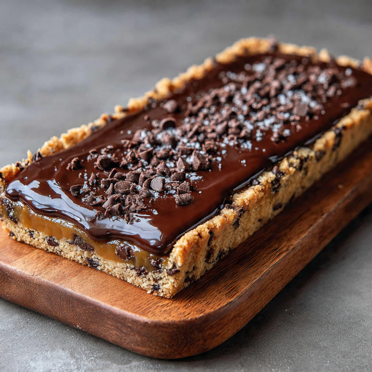 Chocolate Chip Salted Caramel Tart Chocolate Chip Salted Caramel Tart