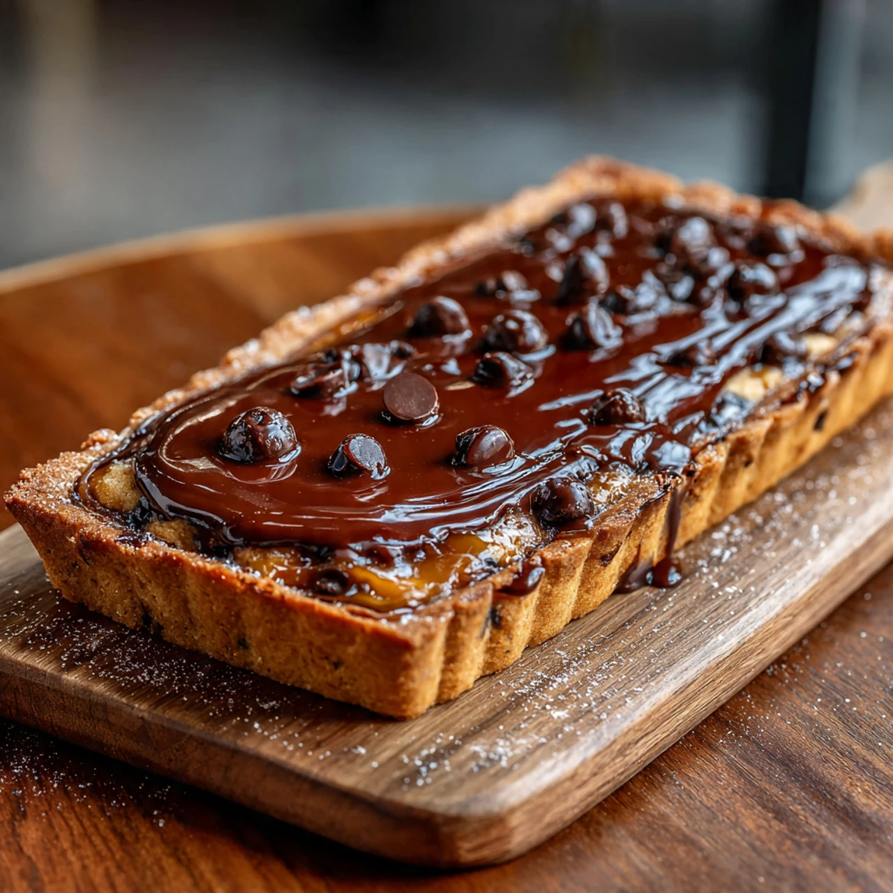 Chocolate Chip Salted Caramel Tart Chocolate Chip Salted Caramel Tart