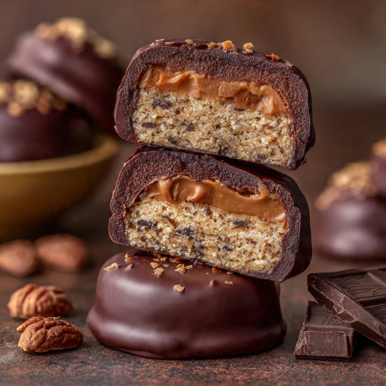 Chocolate Peanut Butter Cornflake Bites