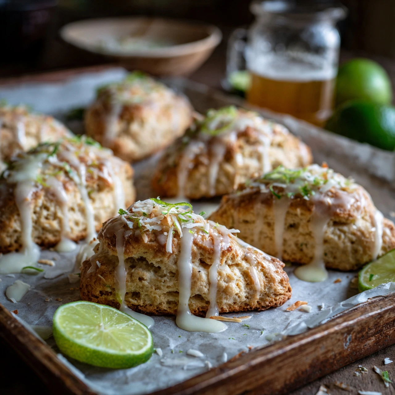 Coconut Scones With Lime Coconut Scones Lime
